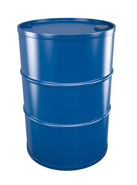 Large blue barrel for UK to Caribbean shipping