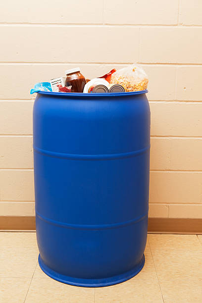 Standard plastic barrel used for UK to Caribbean shipping